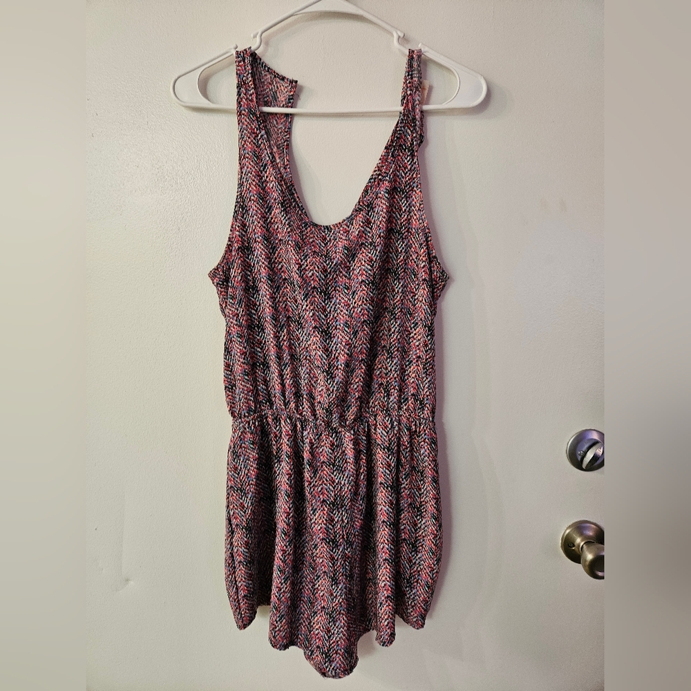 Pixley Patterned Pink Romper